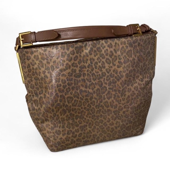 Stuart Weitzman Leopard Print Hobo Bag - Brown - Picture 2 of 6